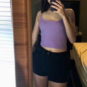 Forever 21 Black Shorts No Rips Size 27